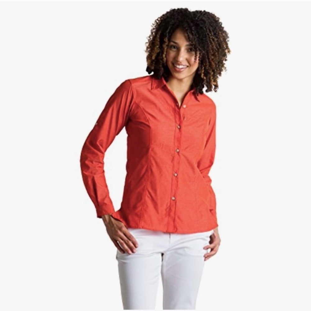 EUC Exofficio Lightscape Long Sleeve Button-Up Shirt